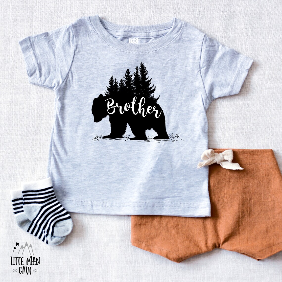 Brother bear tshirt Brother bear baby bear shirts Rustic Etsy