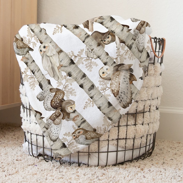 Owl Nursery Bedding Etsy