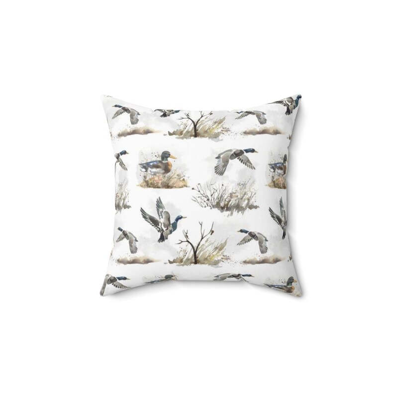 Mallard Ducks Pillow Cover Duck Hunting Pillow Ducks Nursery Etsy