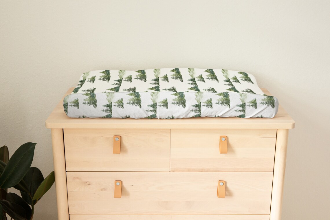 Forest Changing Pad Cover Woodland baby gifts Wilderness Etsy