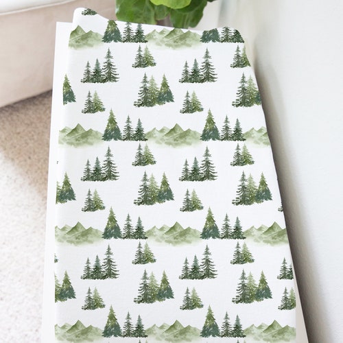 Deer Changing Pad Cover Woodland Baby Gifts Wilderness Etsy