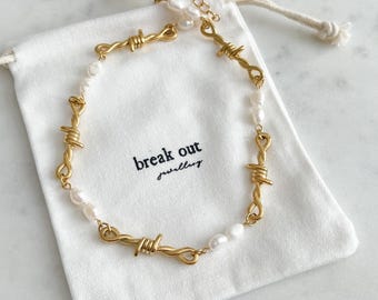 Punk Kette UNSHINEBAR Fu00fcr Herren Und Damen - Streetwear Barbed