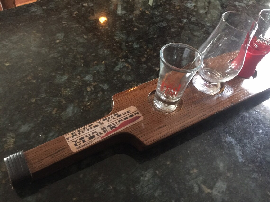 Shot Glass Flight Tray Bourbon Flight Flight Board Alcohol Etsy