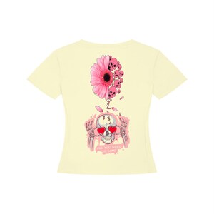 レディース テンセル ベビーTシャツ 画像 6