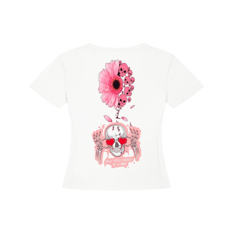 レディース テンセル ベビーTシャツ 画像 4