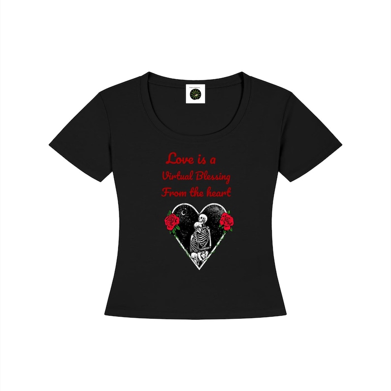 レディース テンセル ベビーTシャツ 画像 1