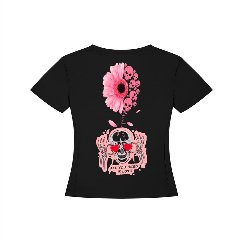 レディース テンセル ベビーTシャツ 画像 2