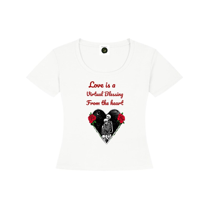 レディース テンセル ベビーTシャツ 画像 3