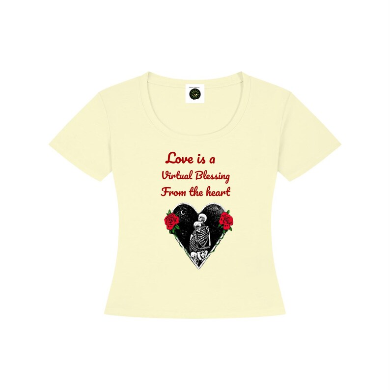レディース テンセル ベビーTシャツ 画像 5