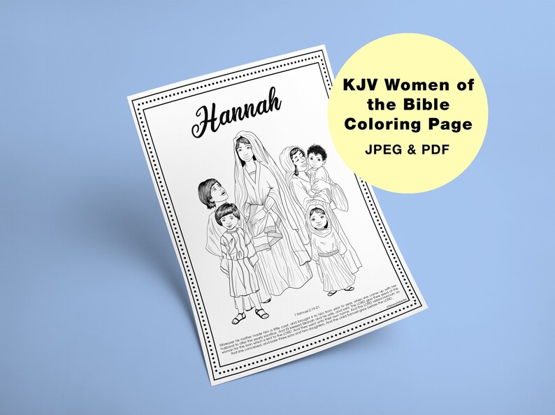 Women of the Bible Hannah Coloring - Il 794xN.3701001225 P0v8