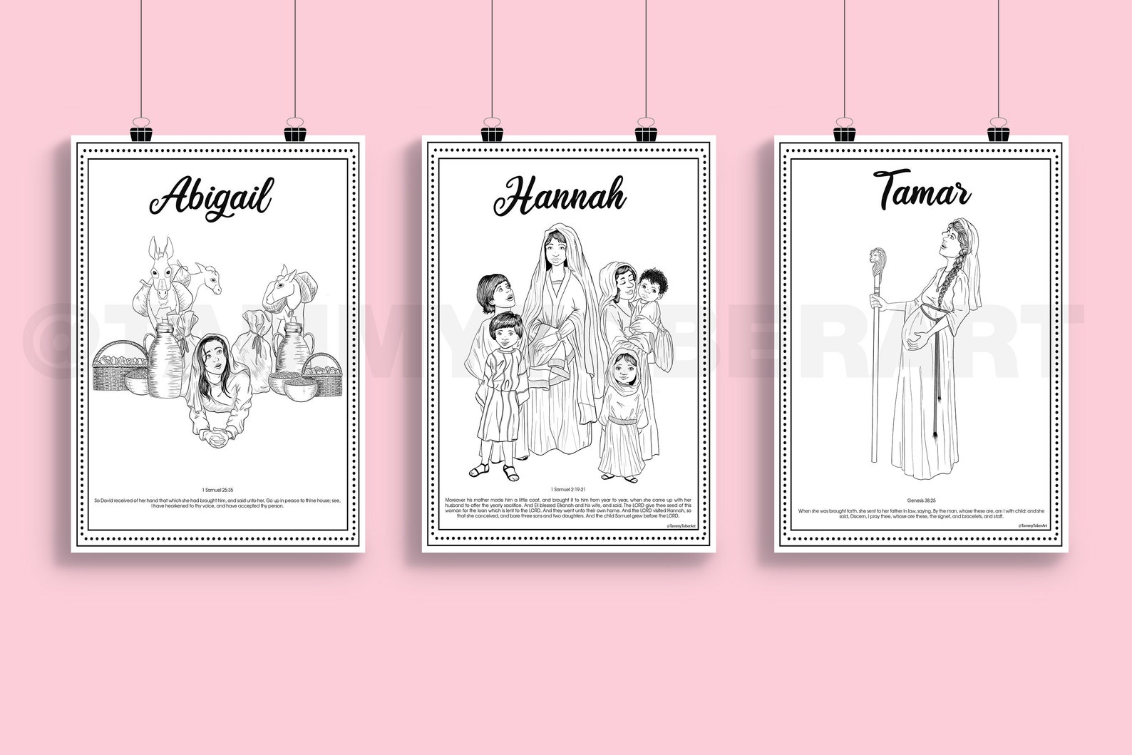 Women of the Bible Hannah Coloring - Il 1588xN.3700999941 N6en