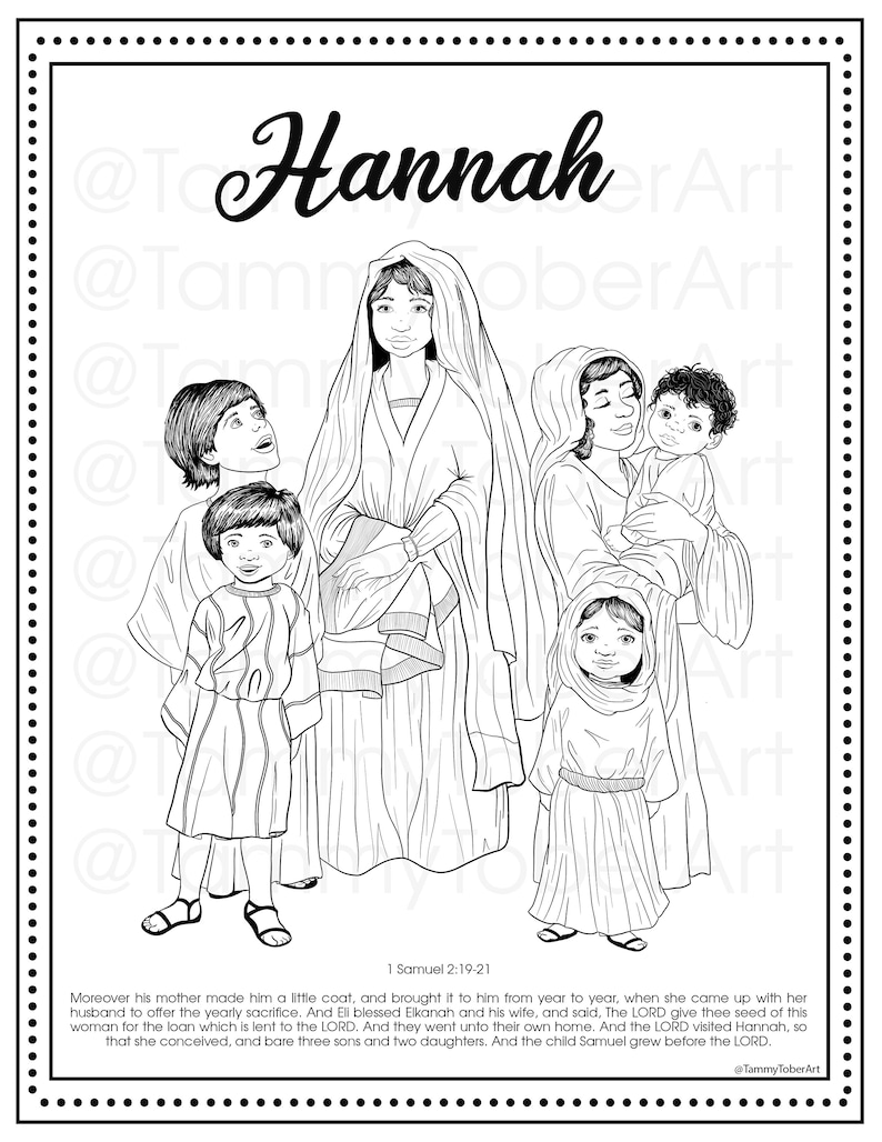 Women of the Bible Hannah Coloring - Il 794xN.3650136673 Qknu