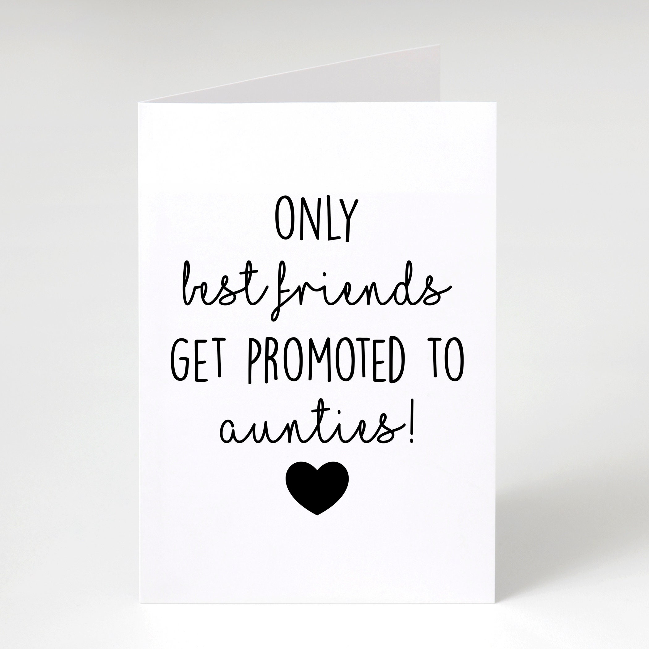 Best Friend Promoted To Auntie Card Auntie To Be Birthday | Etsy