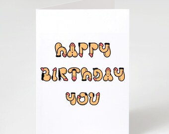 Rude Penis Birthday Card, Funny Gift for Friend
