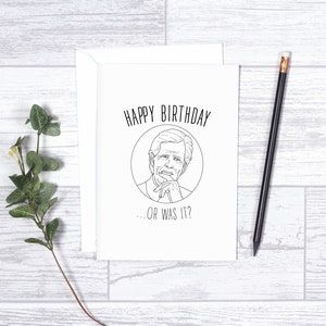 Keith Morrison Card Funny Happy Birthday Folding Card | Etsy