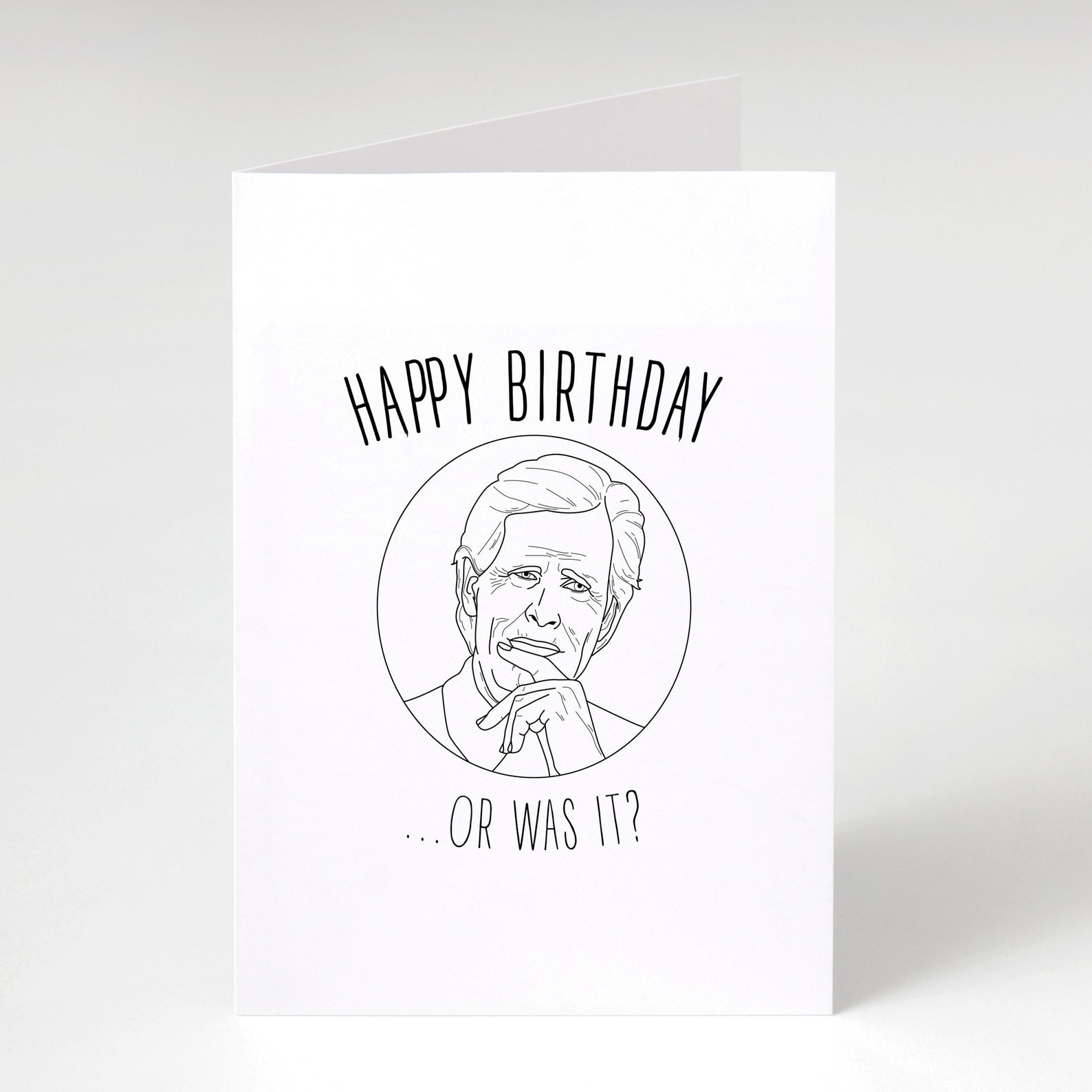 Keith Morrison Card Funny Happy Birthday Folding Card | Etsy