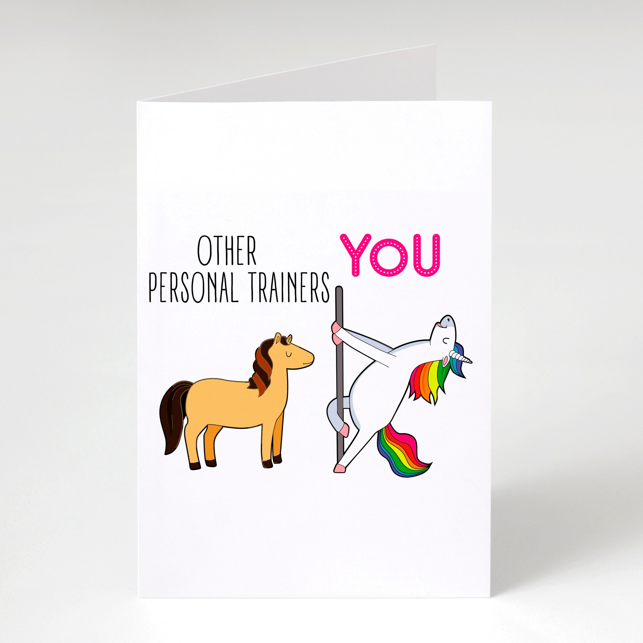 Personal trainer Gift, Funny Personal trainer Card, Personal trainer Birthday Card