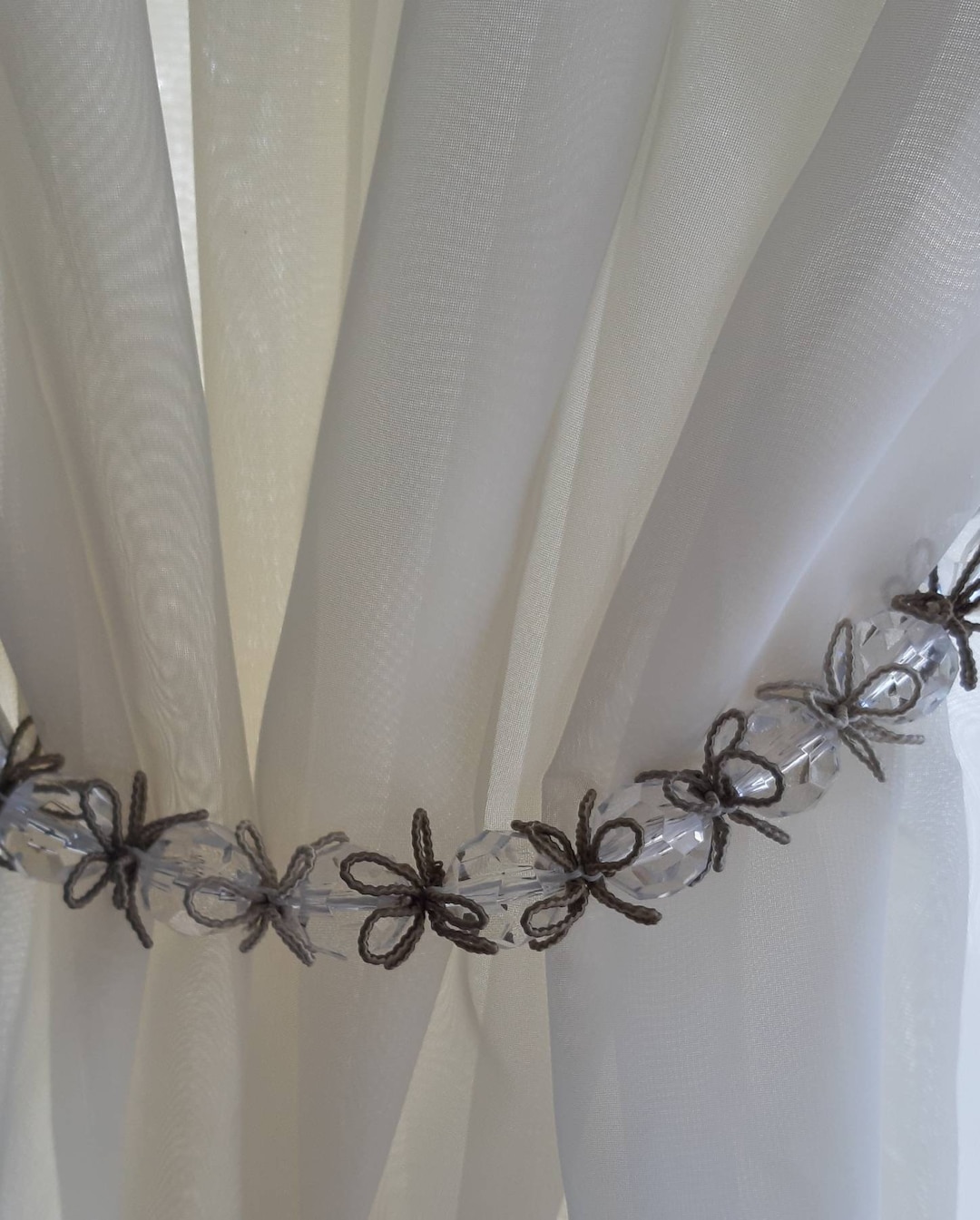 Handcrafted Bead Work Curtain Tie Backs (Set of 2) 04