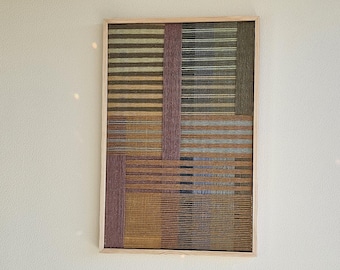 Wall Hanging Decoration/Home Decoration/Wool Picture/Gift/ Handmade /Modern Textile/Wall Decoration/Textile Wall art Framed/Weaving Textile