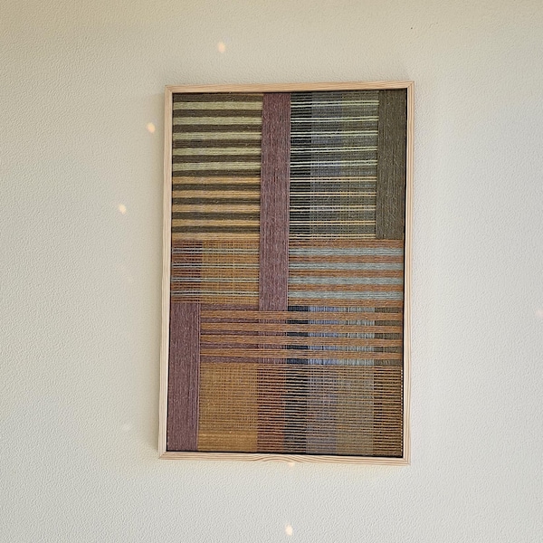 Wall Hanging Decoration/Home Decoration/Wool Picture/Gift/ Handmade /Modern Textile/Wall Decoration/Textile Wall art Framed/Weaving Textile