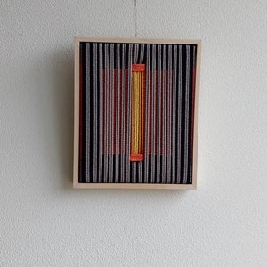 Modern Textile Art Framed/Geometric Textile/Picture Walls/Home Decoration/Macrame Wall Art/