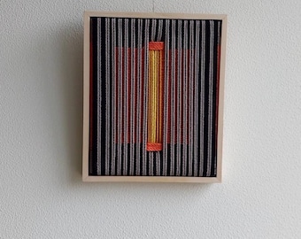Modern Textile Art Framed/Geometric Textile/Picture Walls/Home Decoration/Macrame Wall Art/Sound Panel Art
