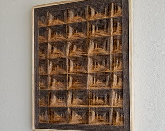 Modern  3D Textile Wall Hanging/Home Decoration/Modern Macrame/ Wall Decoration/Woven Wall Hanging/Textile Wall Art/Sound Panel Art
