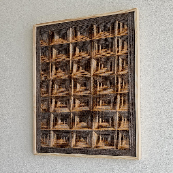 Modern  3D Textile Wall Hanging/Home Decoration/Modern Macrame/ Wall Decoration/Woven Wall Hanging/Textile Wall Art/Sound Panel Art