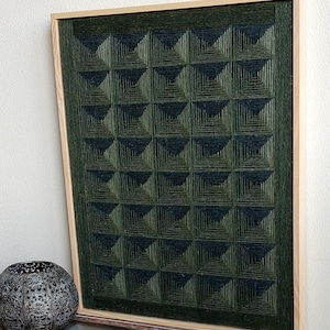 Modern3D Wall Hanging/Home Decoration/Modern Textile/Wall decoration/Textile Wall Art framed/Weaving Textile3D/