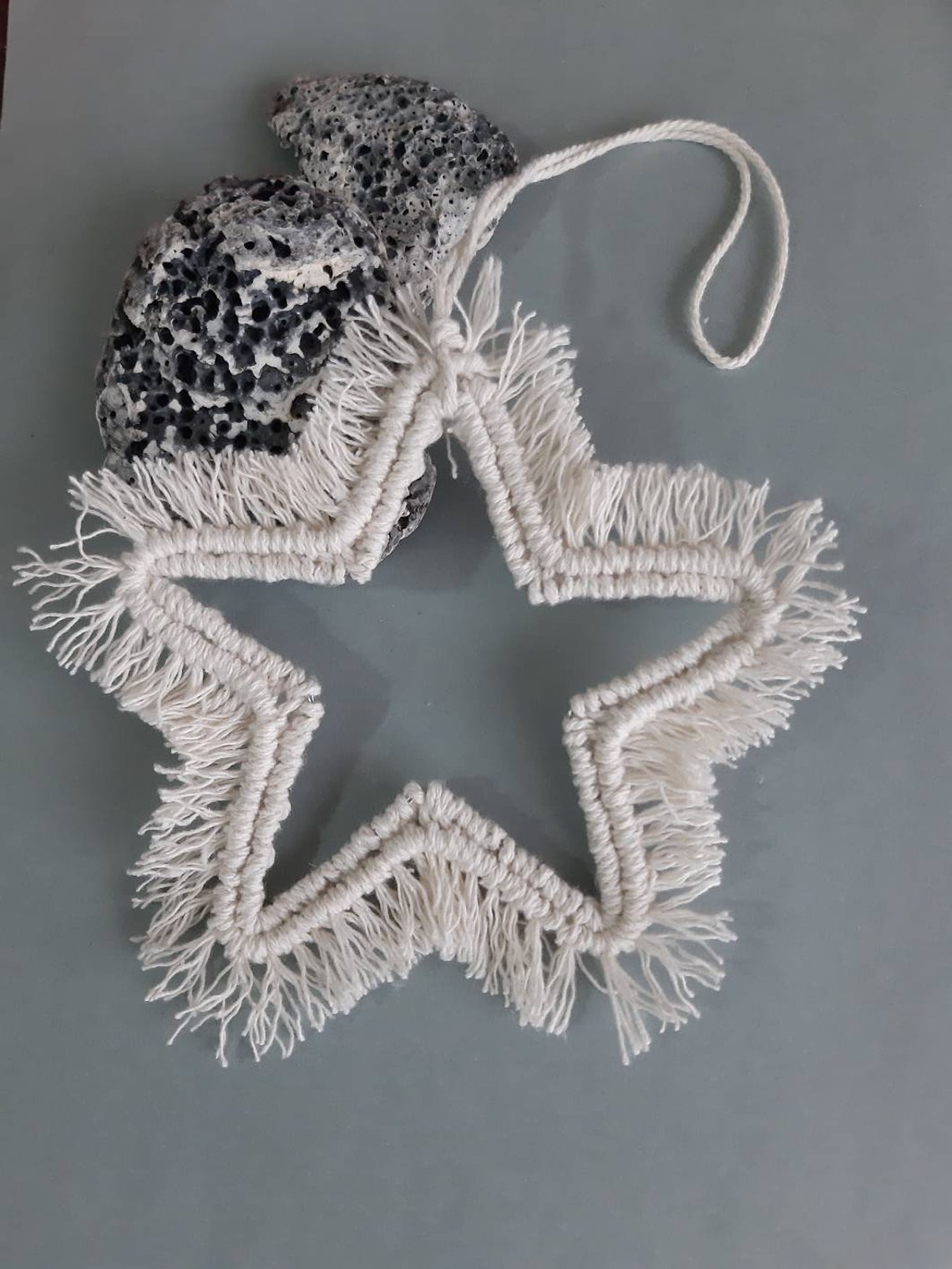 Set of 2 Macrame Star Wall Hanging Etsy