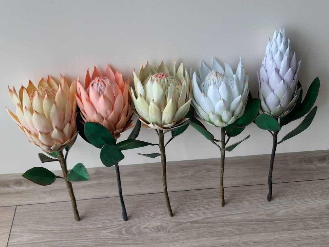 Artificial King Protea, Flower Protea, Centrepiece Etsy