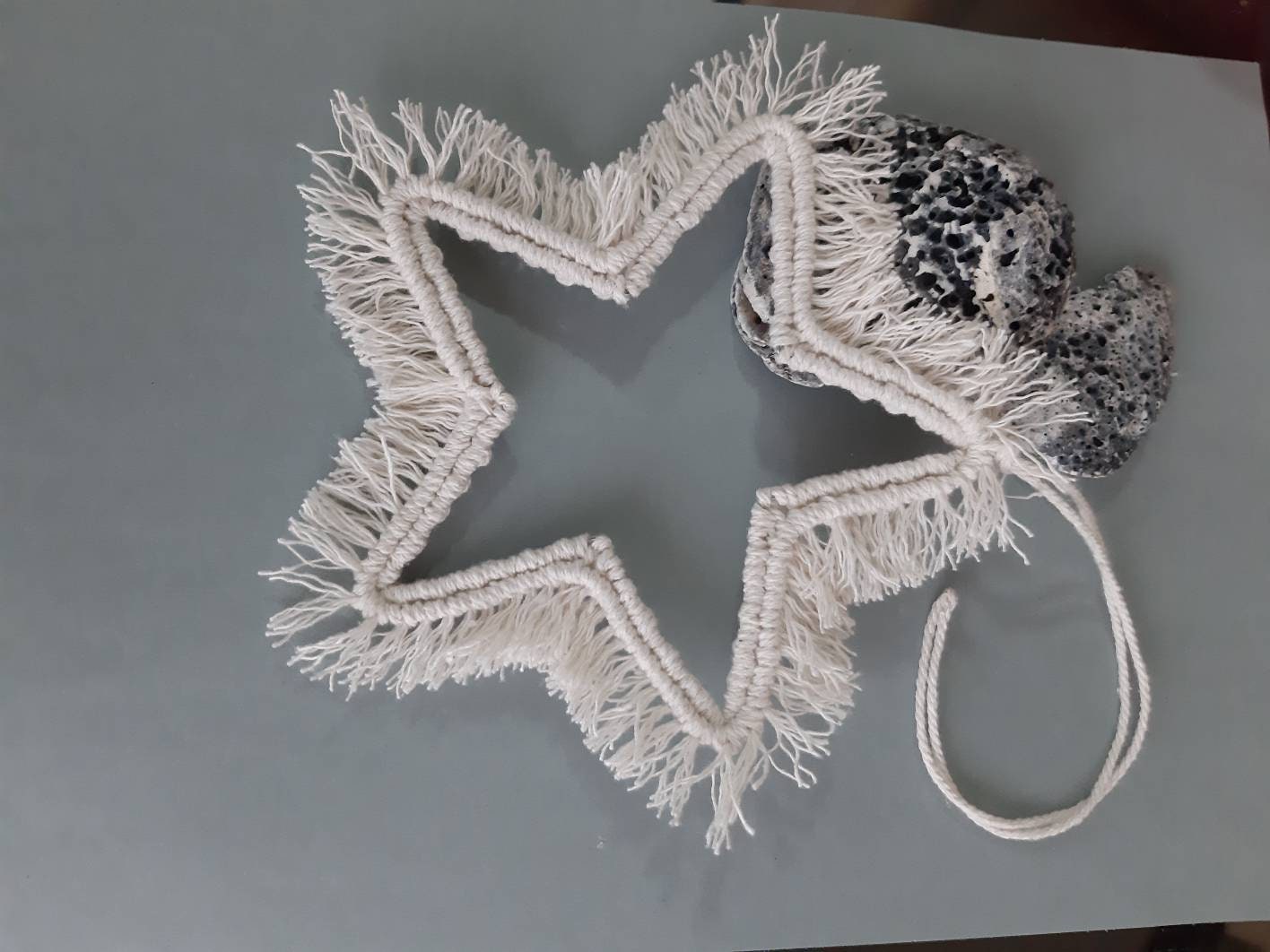 Set of 2 Macrame Star Wall hanging Etsy
