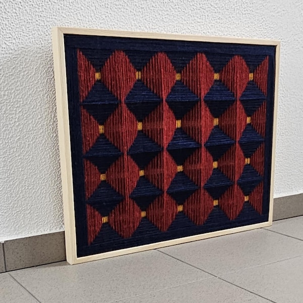 Modern3D Wall Hanging/Home Decoration/Modern Textile/Wall decoration/Textile Wall Art framed/Weaving Textile3D/