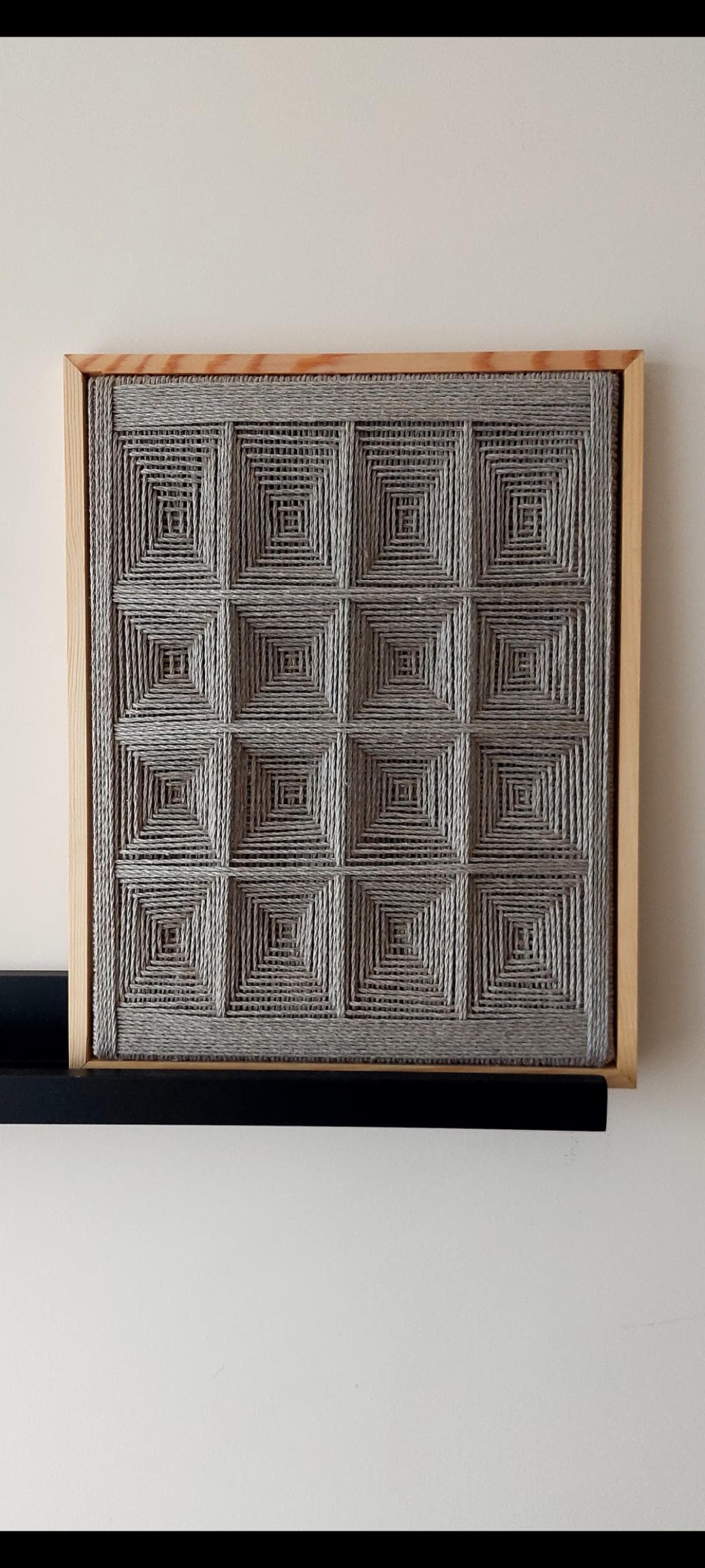 View of Modern Wall Hanging/home Decoration/minimalist Modern Textile/wall ...