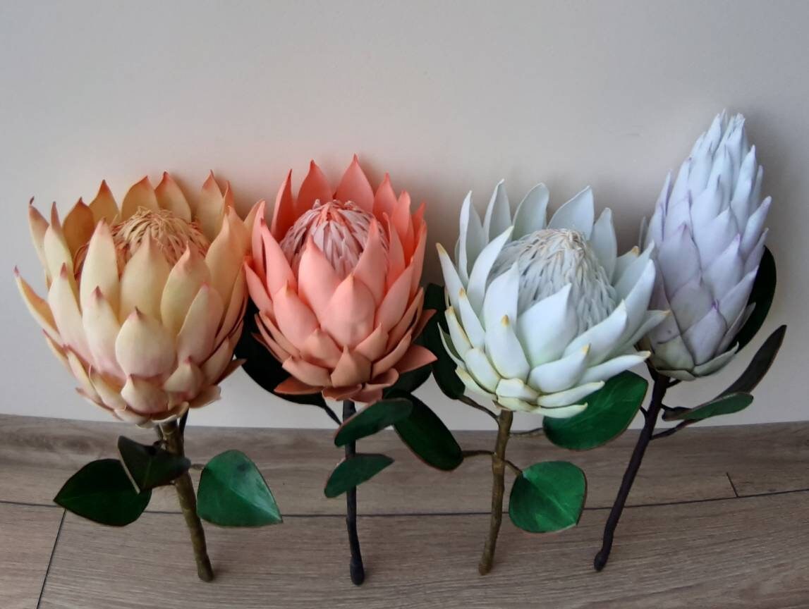 Artificial King Protea, Flower Protea, Centrepiece Etsy