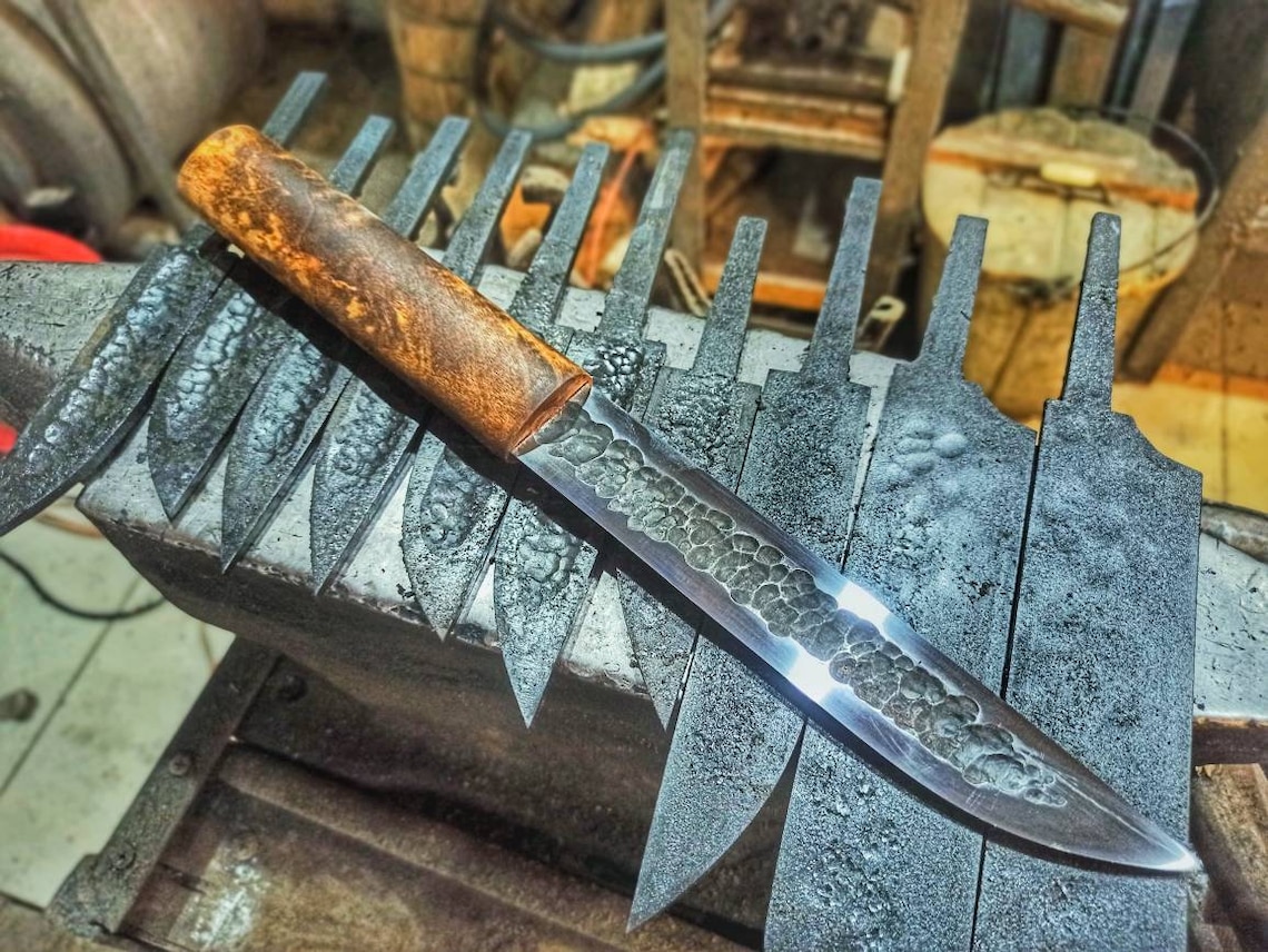 in fire big Yakutian Knife Yakut Bushcraft Knife Etsy