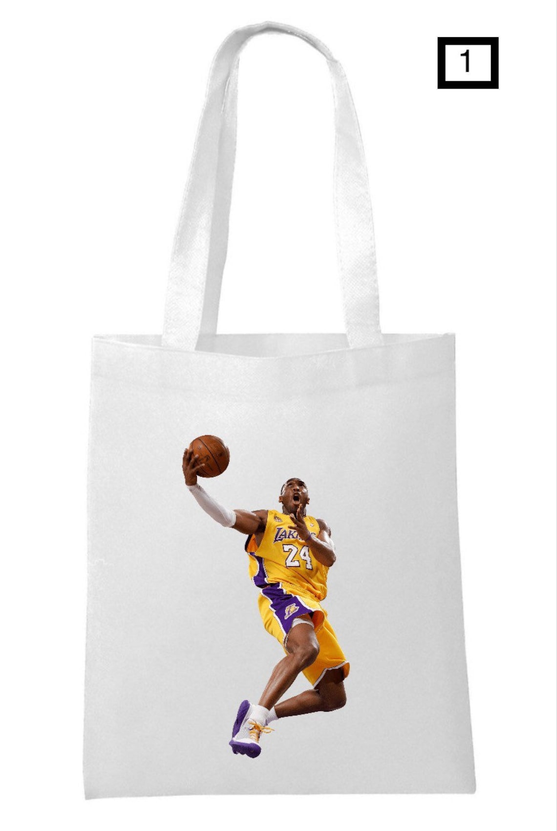 New kobe Bryant Tote Bag Etsy
