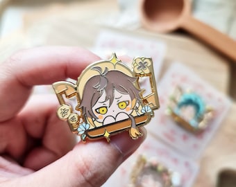 Zhongli | Genshin Hello Traveller! Cute Enamel Pin