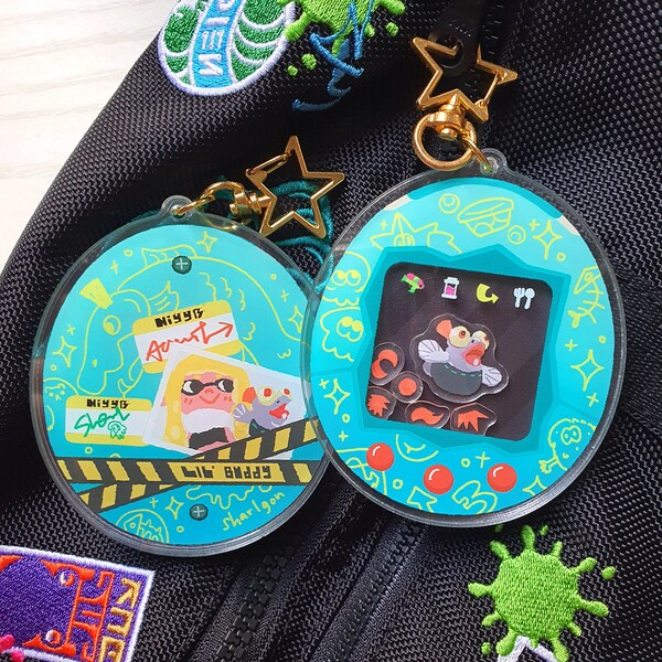 Splatoon 3 | Kleiner Freund Smallfry Acryl Shaker Anhänger