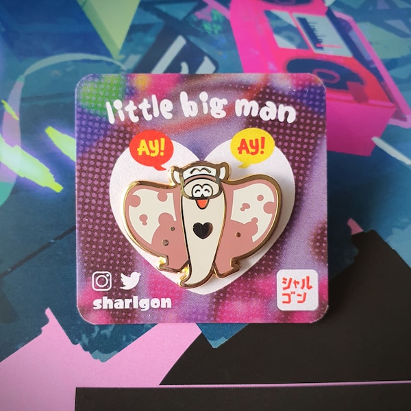 Splatoon 3 Deep Cut Little Big Man Manta Ray Enamel Pin