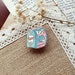 Animal Crossing Enamel Pin | Cute Kawaii Rose Gold Julian Coffee Pack Food Drink Pin Blue Pink Gift Pin 