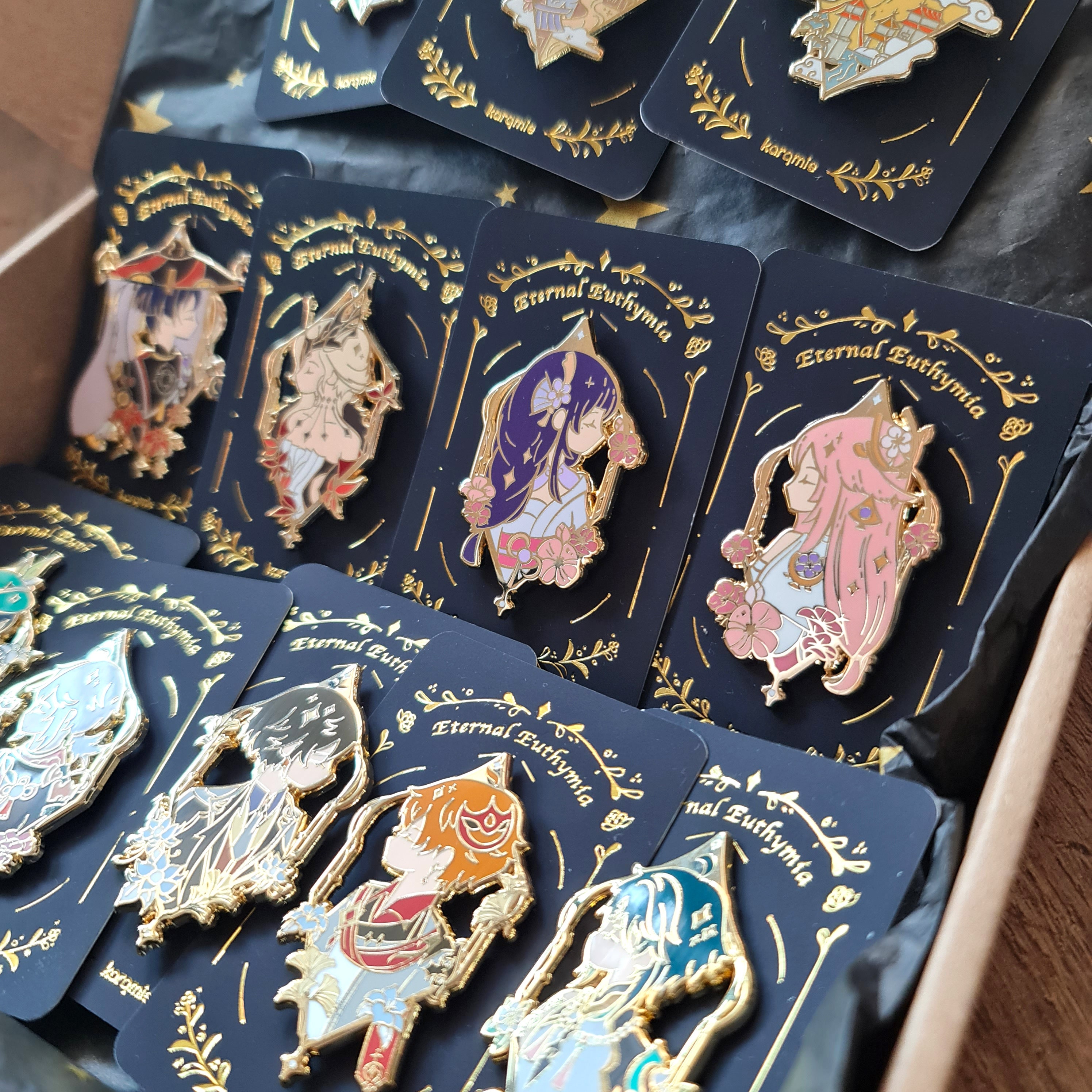 Genshin Impact Enamel Pin: TeaTime with Childe – The Painted Doodles