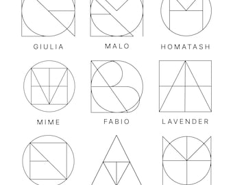 Custom Name Logo Design, Couples Monogram, Minimalist Tattoo (Digital Files)