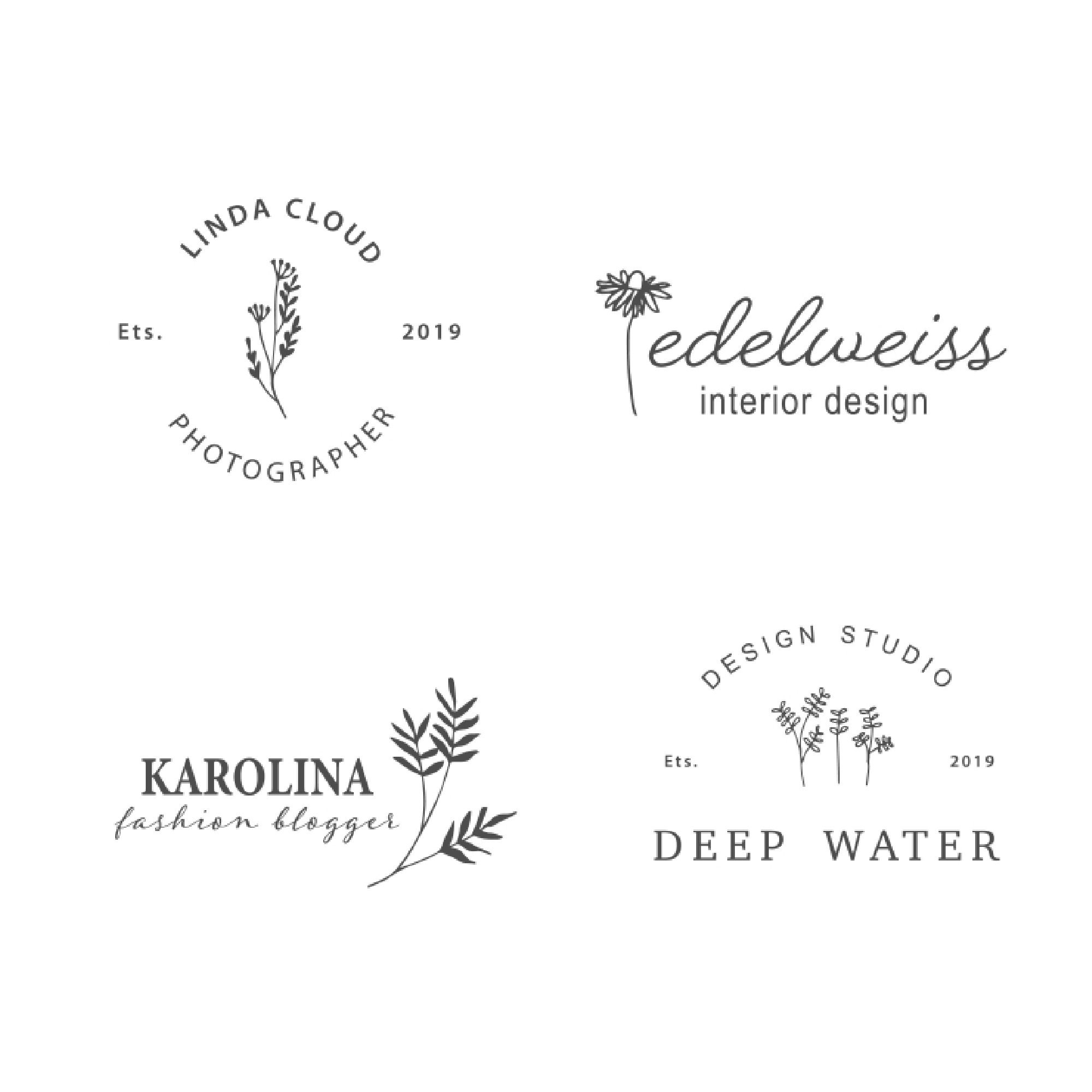 Custom design logo customizable graphic design branding design for