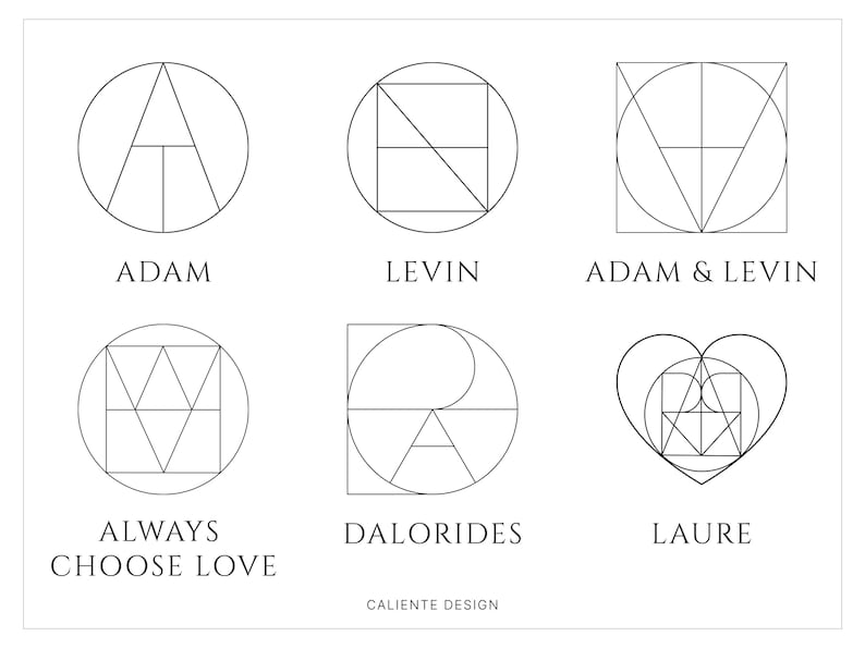 Custom Name Design with heart shape