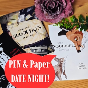 Valentine Romantic PnP|TTRPG|Zine for nerds for two|DM-less