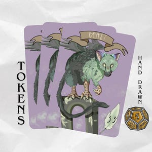 3× Beast Token | MTG | Fantasy Token | Last Guardian