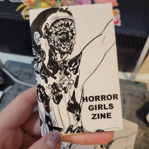 Horror Mädchen mini Zine