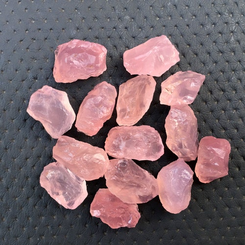 5 Pieces Natural Rose Quartz Rough Size 2030 MM Rose Quartz Etsy