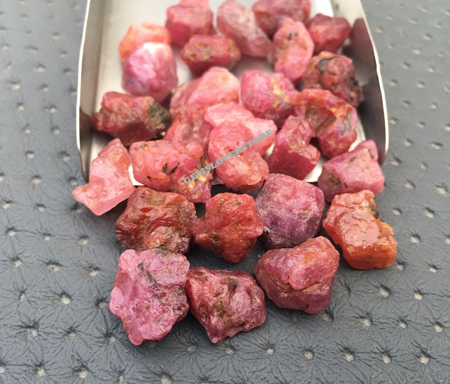 Rew Pink 10 Raw Pink Sapphire Gemstones: Natural Rough Crystals (10-12 MM) - Etsy